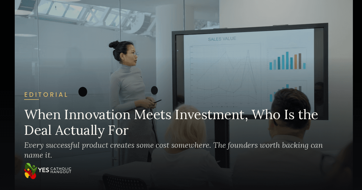 When Innovation Meets Investment, Who Is the Deal Actually For